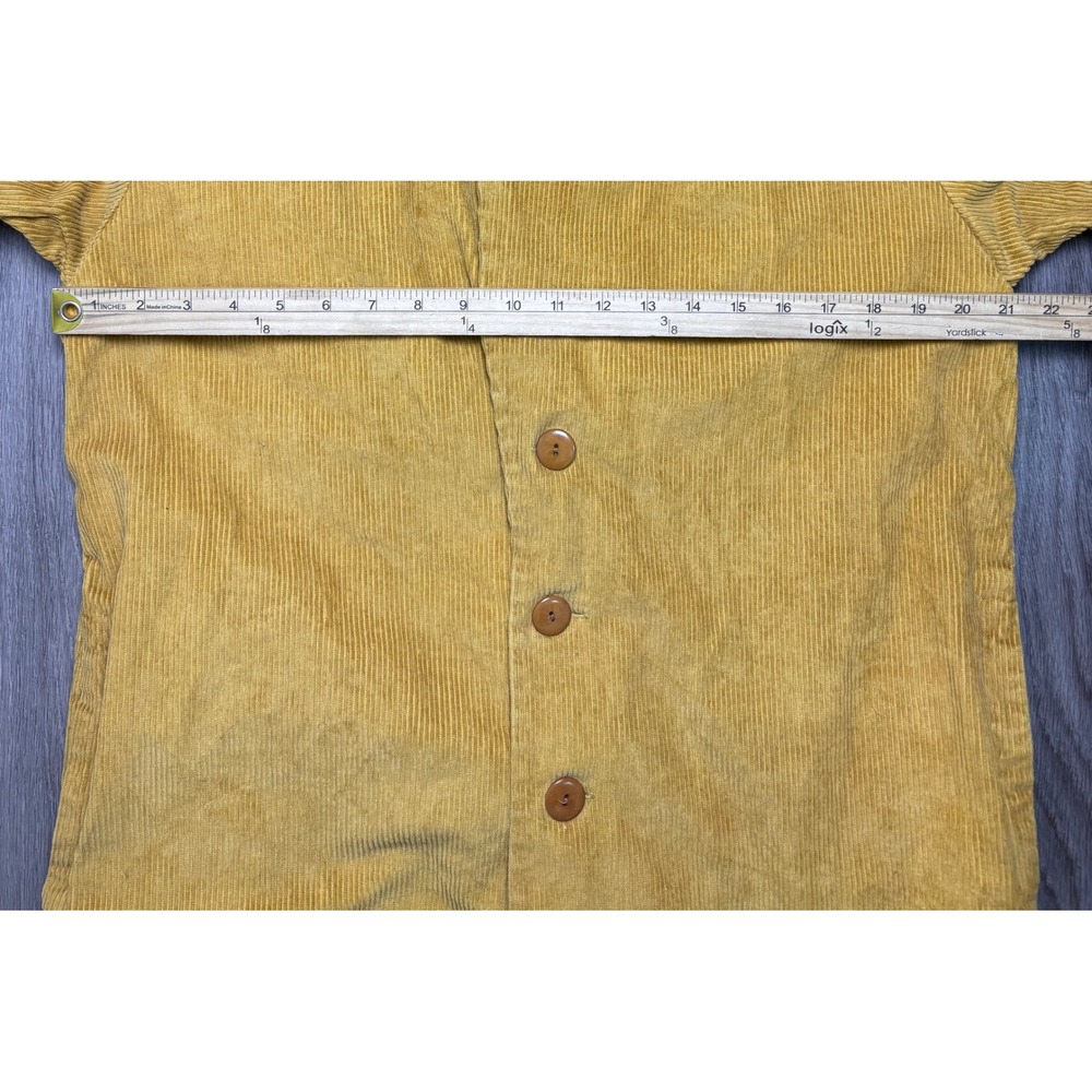 Ilana Kohn Women's Yellow Charlie Trench Coat Size M Classic Boho Earthy - Picture 3 of 7